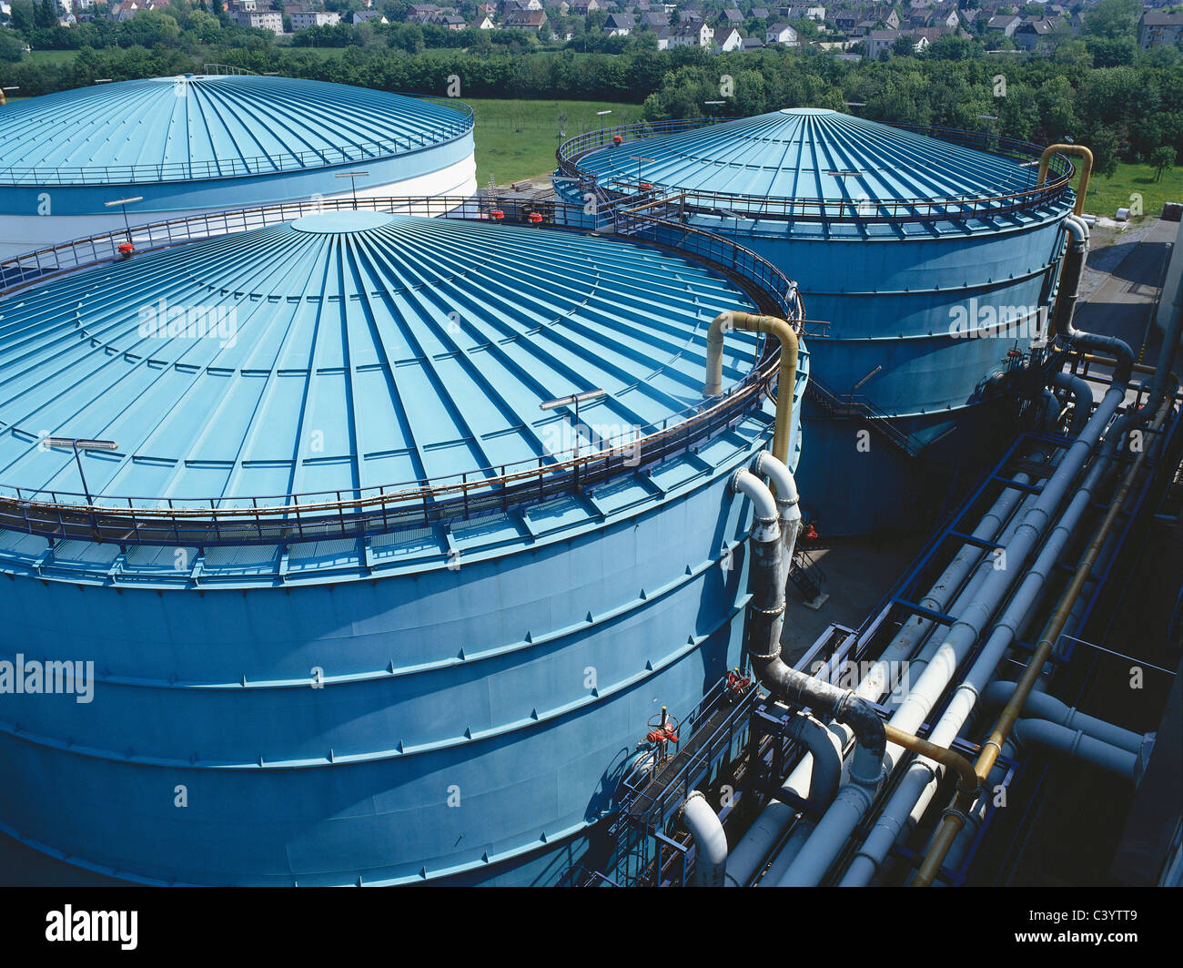 Bacterial, Economy, Environment, Environmental, Environmental Engineering, Environmental Protection, Europe, Facility, Germany, Stock Photo