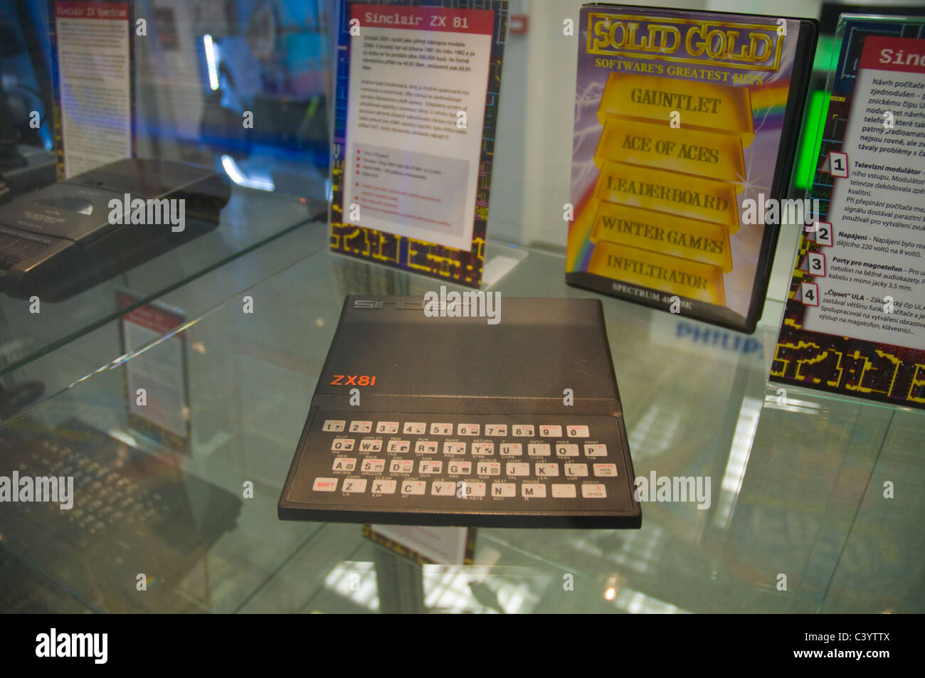 Sinclair ZX81 personal computer fromthe 1980s Stock Photo