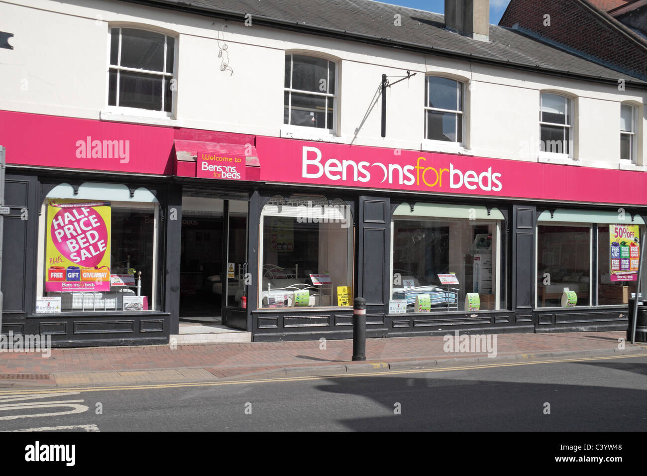 The Bensons for Beds store in Camberley, Surrey, UK Stock Photo Alamy