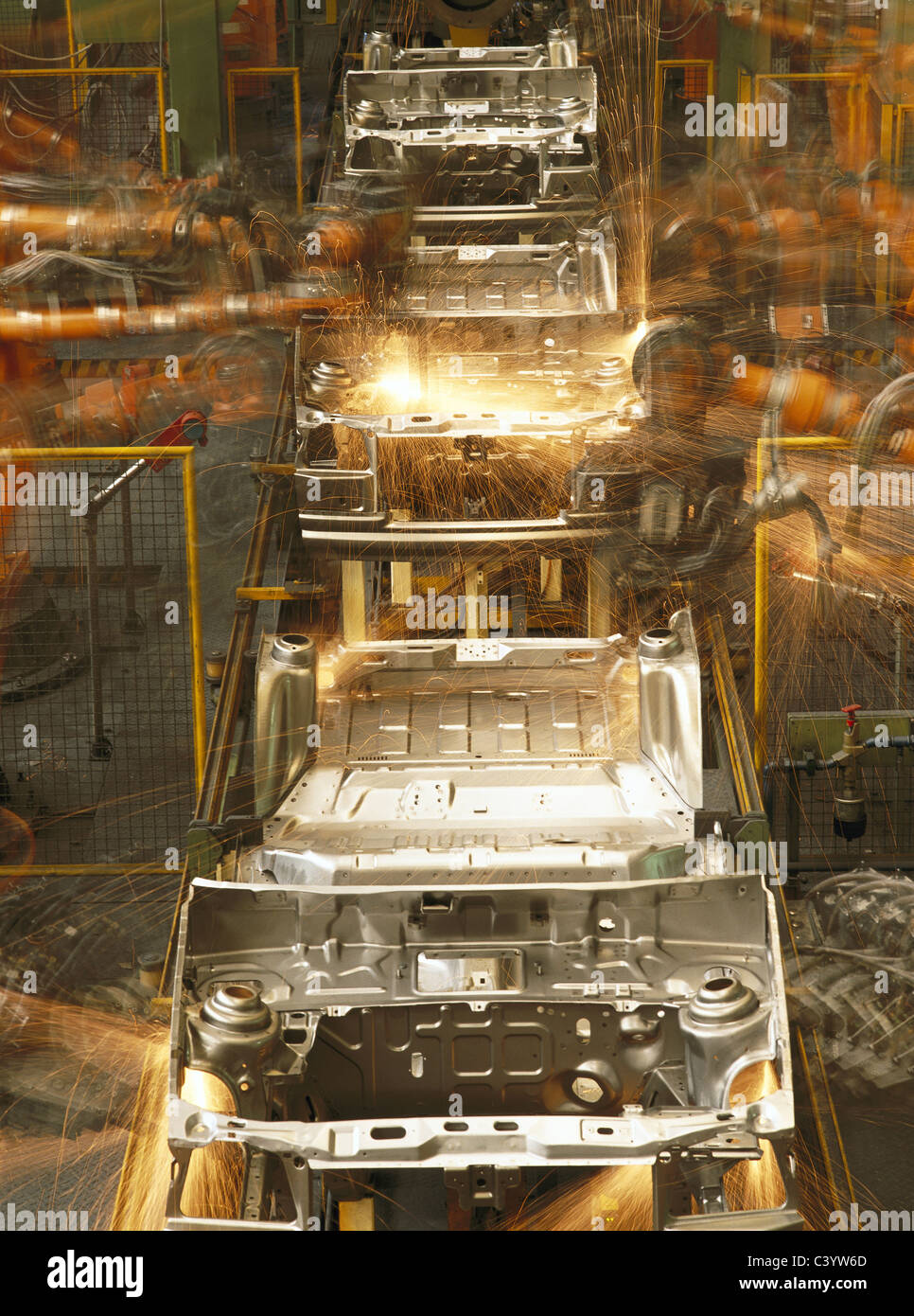 Assembly, Assembly Line, Automation, Automobile, Car, Bar Body, Economy