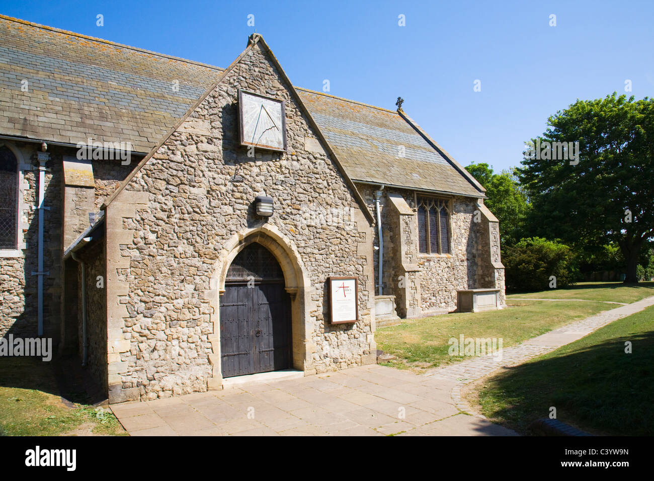 Minster Abbey church in the town of Minster, "Isle of Sheppey", Kent