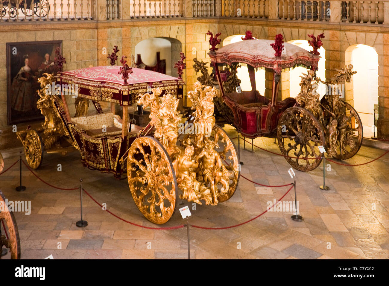 Portugal, Europe, Lisbon, museum, coaches, royal coach museum Stock Photo -  Alamy