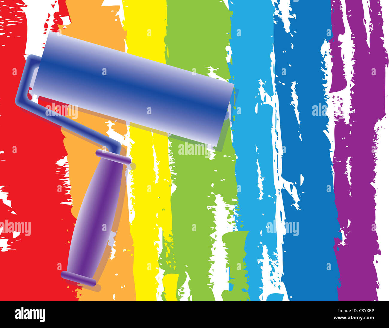 Dripping paint rainbow hi-res stock photography and images - Alamy