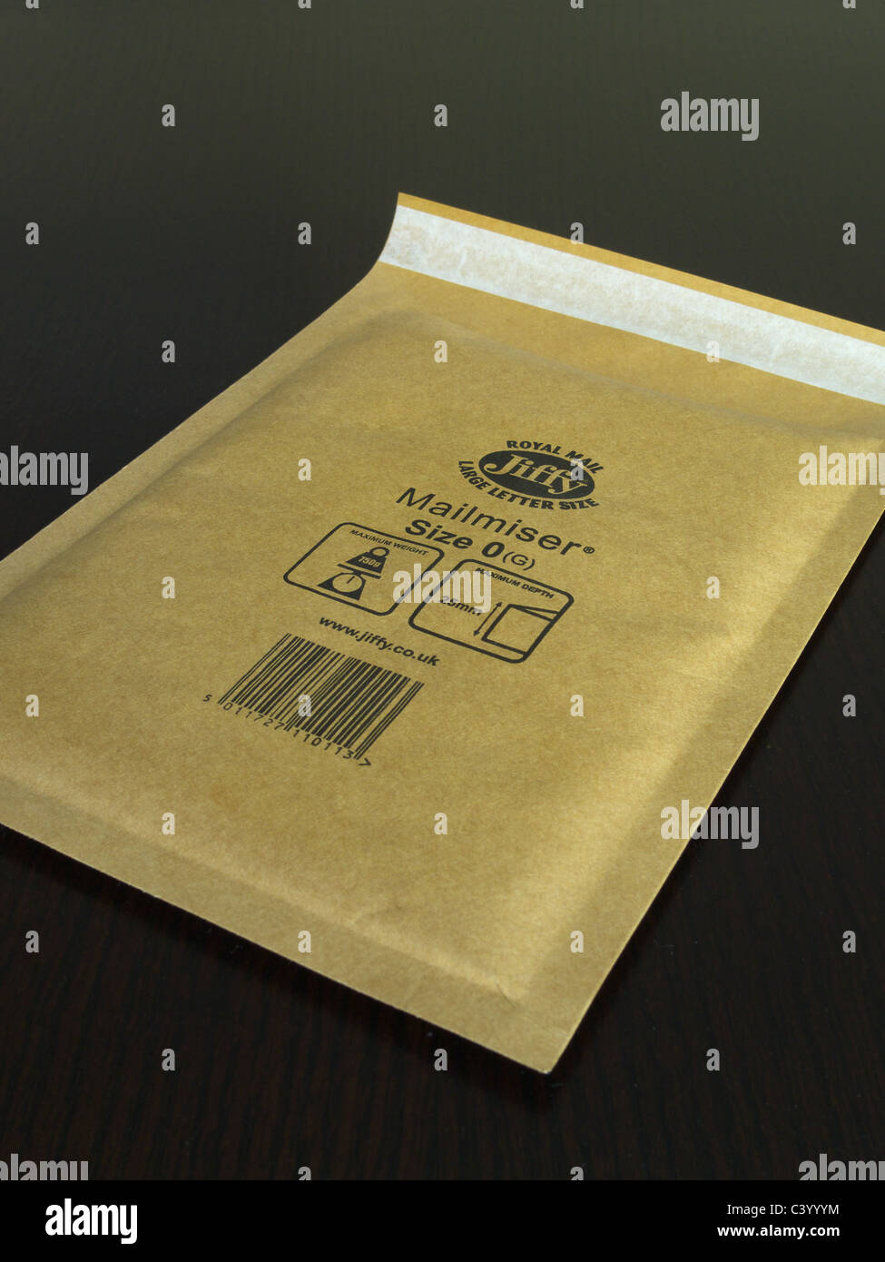 Jiffy Padded Envelope on a dark background Stock Photo Alamy