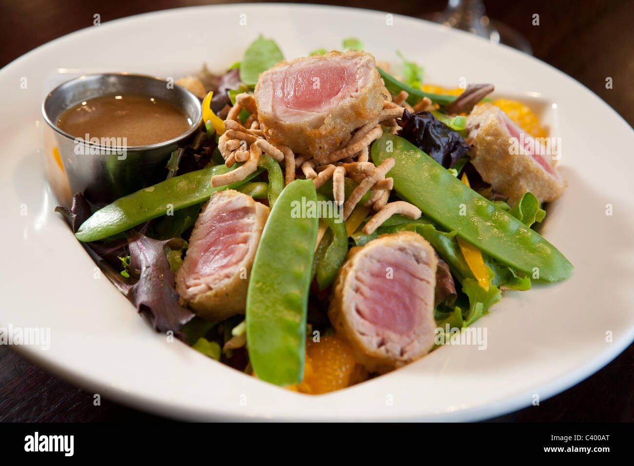 Wasabi Crusted Ahi Tuna Cheesecake Factory