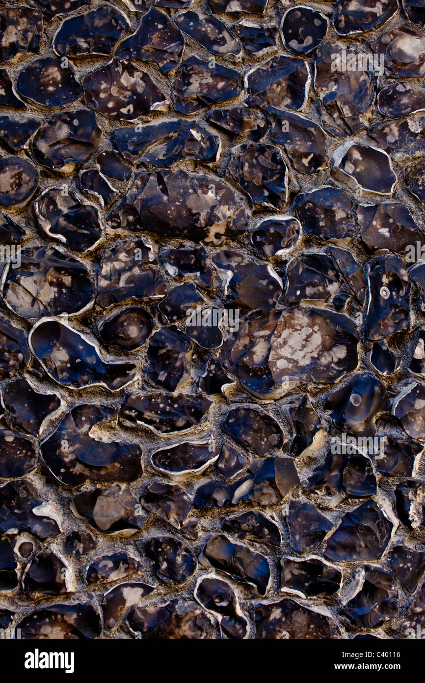 Flint Wall Texture Stock Photo Alamy