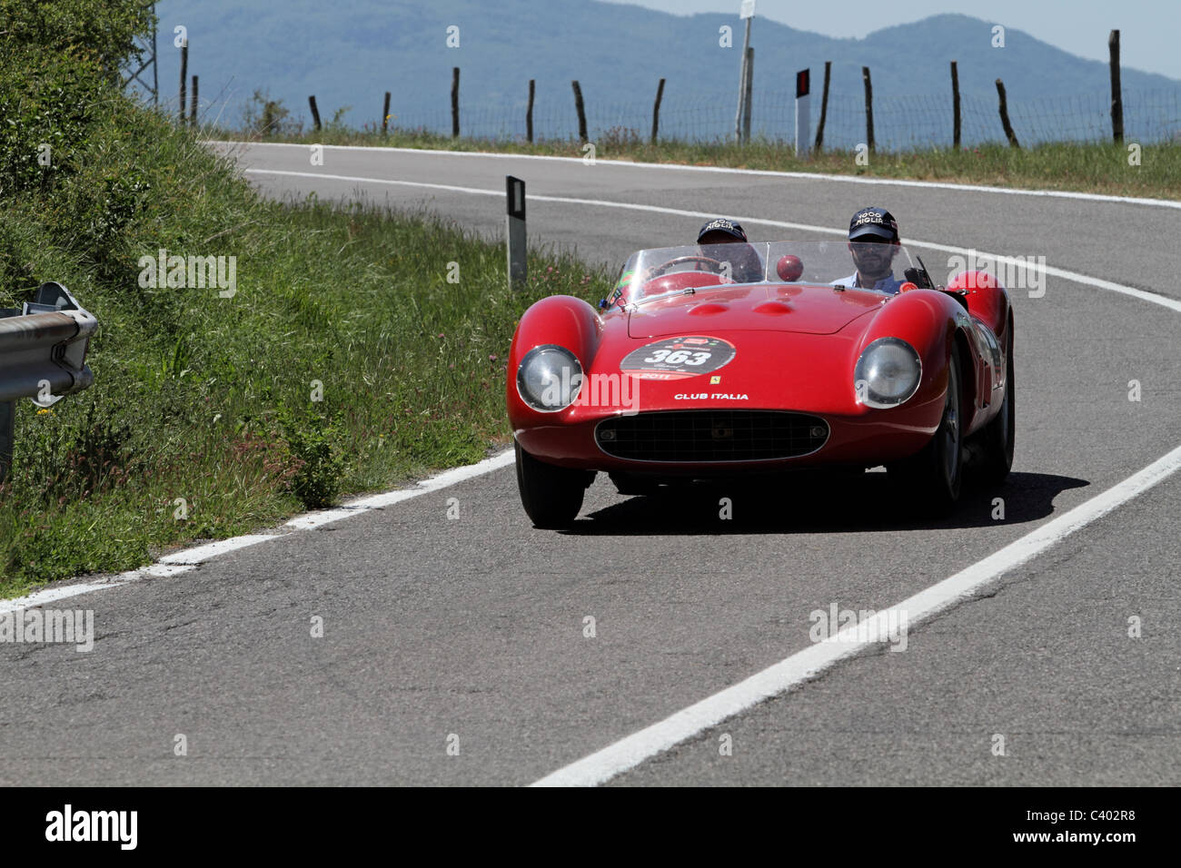 Mille Miglia 2011 Ferrari 500TRC Scaglietti Spider Stock Photo