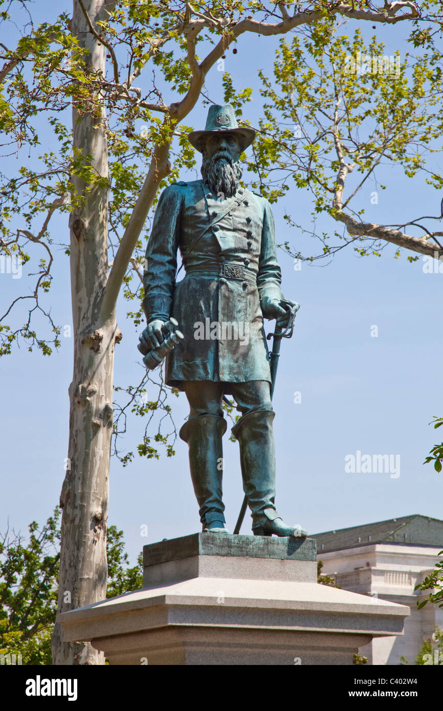 Statue of Union General John Aaron Rawlins, Washington DC Stock Photo