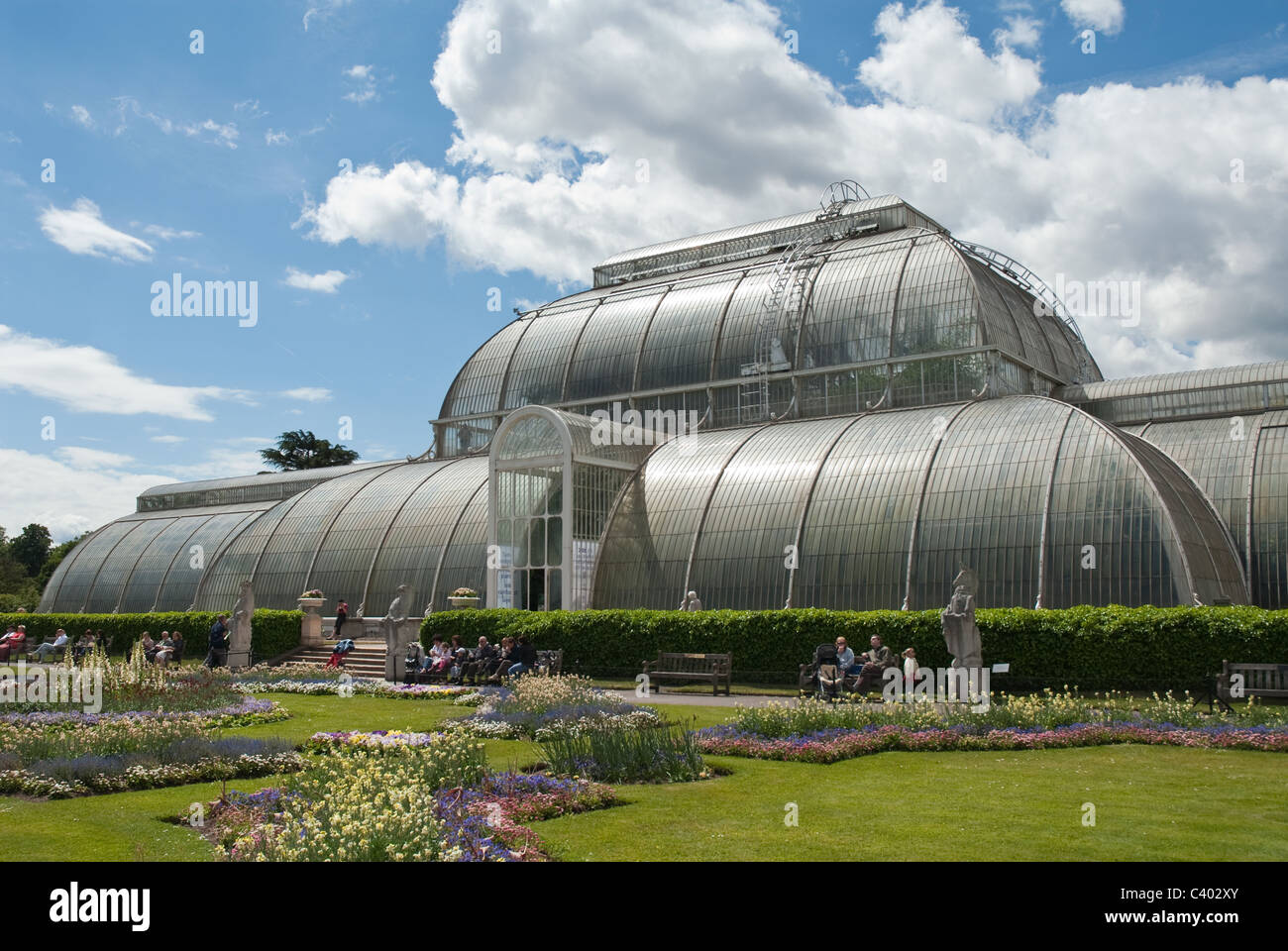 A greenhouse at London's Kew Botanical Gardens, UK Stock Photo