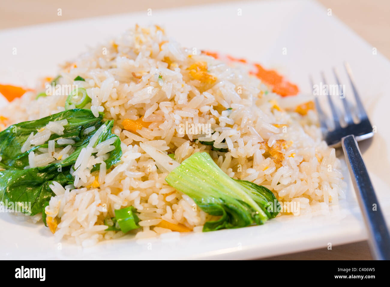 Thai fried rice Stock Photo