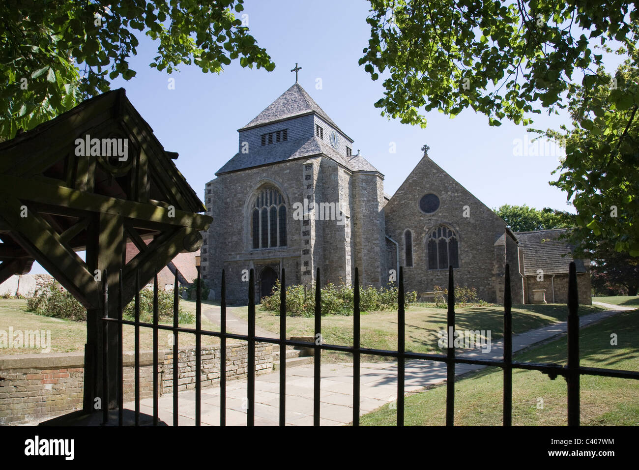 Minster Abbey church in the town of Minster, "Isle of Sheppey", Kent