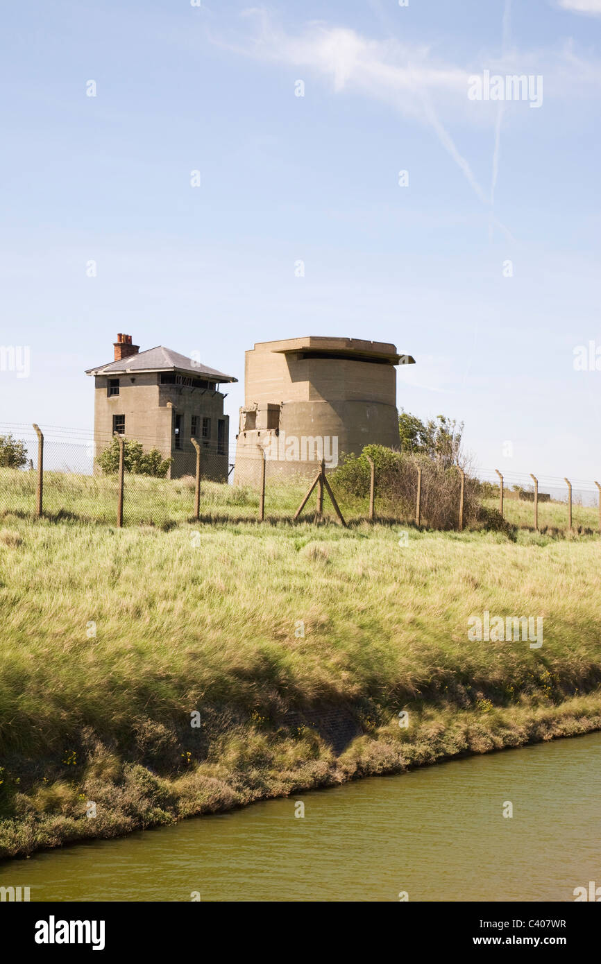 The Centre Bastion in the Port of Sheerness, 'Isle of Sheppey', Kent, England. Stock Photo