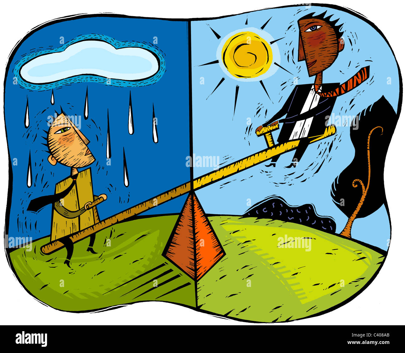 Teeter Totter High Resolution Stock Photography and Images Alamy