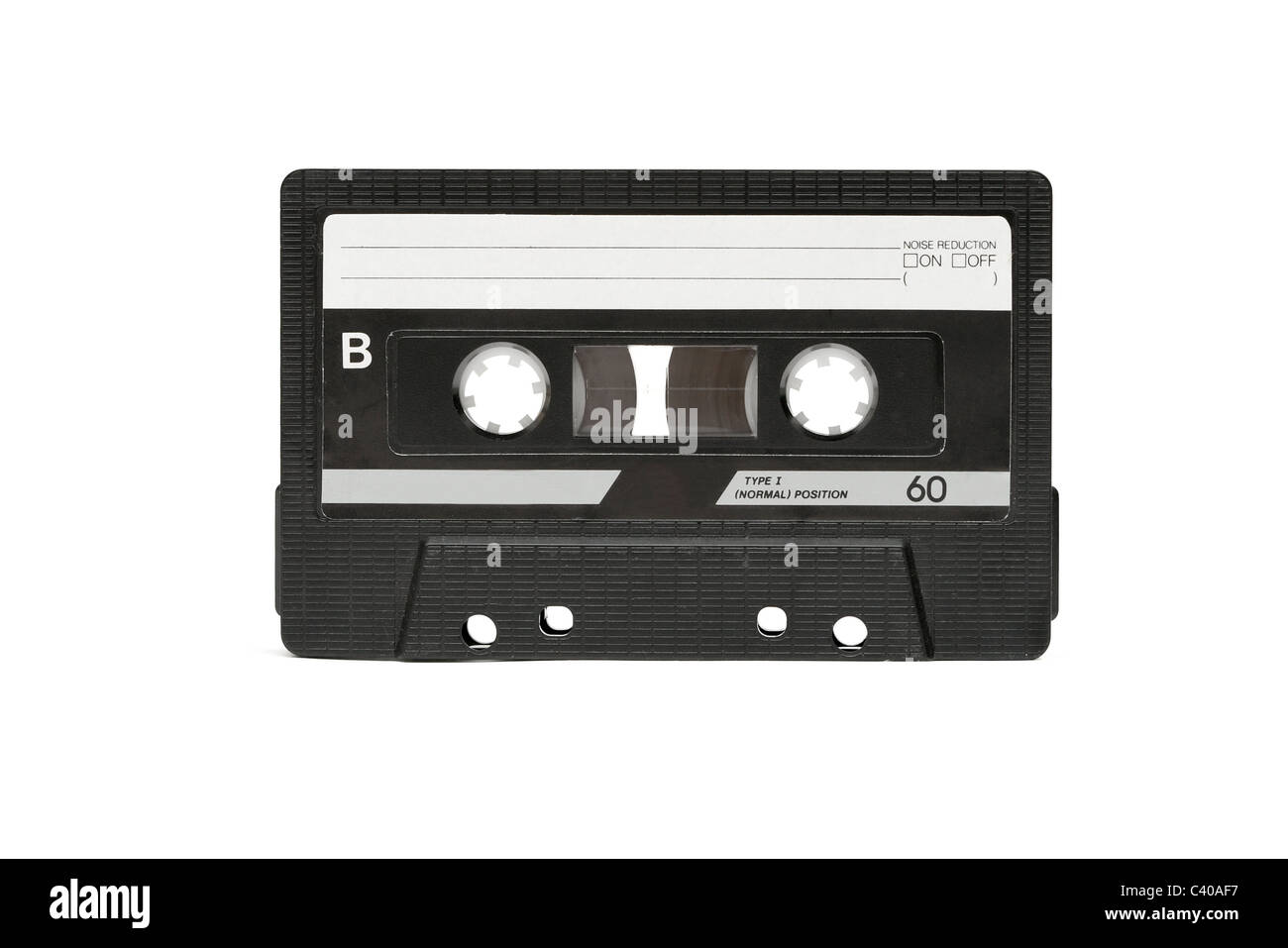 Audio cassette isolated on white background Stock Photo - Alamy