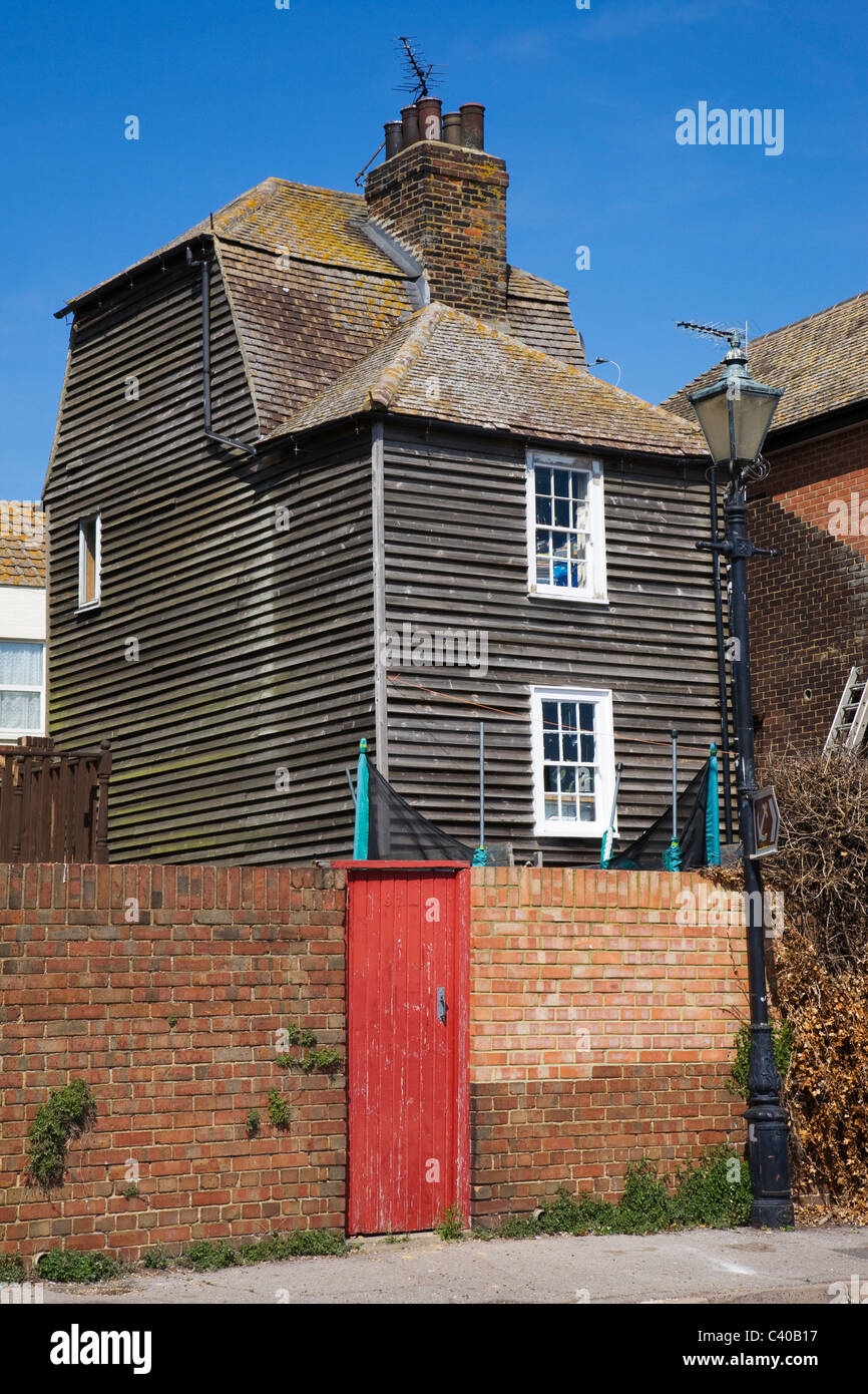 An old wooden house in Queenborough on the "Isle of Sheppey", Kent