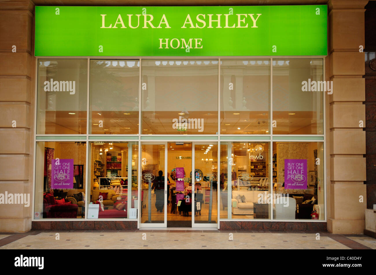 Laura Ashley Home Furnishing Furniture Household Goods Stock Photo