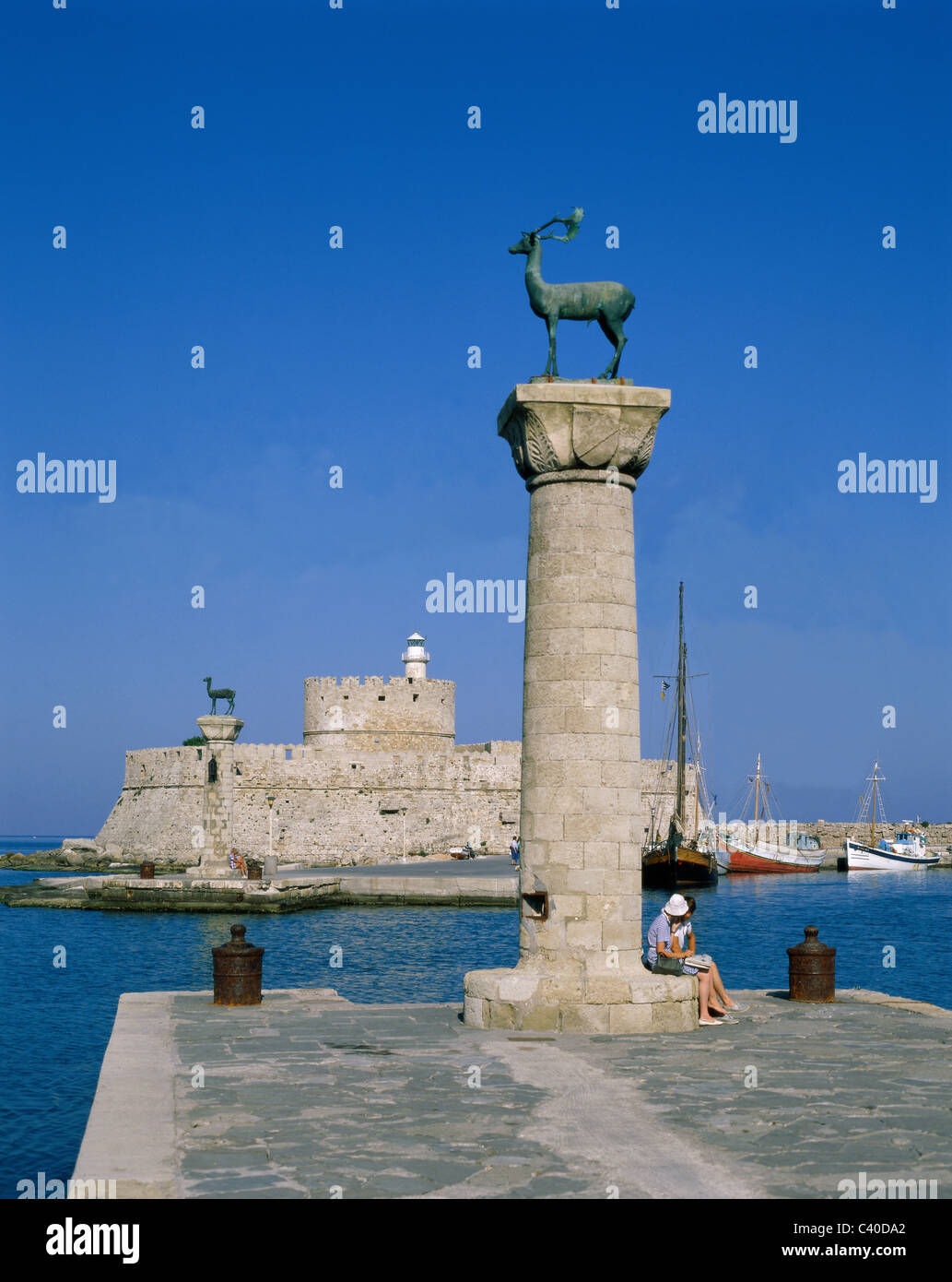 Rodos Monuments Boats, Dock, Entrance, Greece, Europe, Harbor, Holiday, Landmark ...