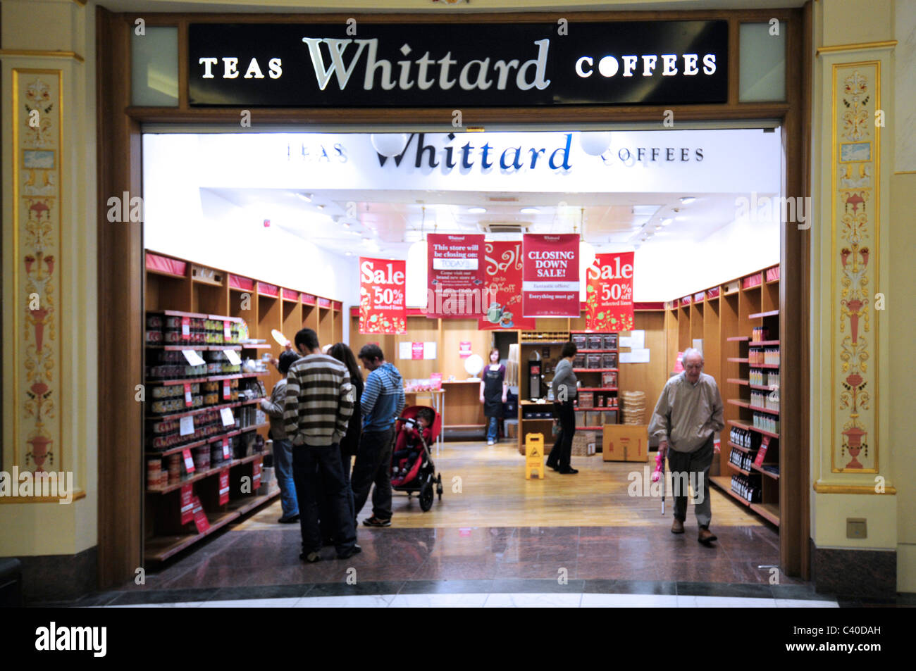 teas whittard coffees tea coffee Stock Photo