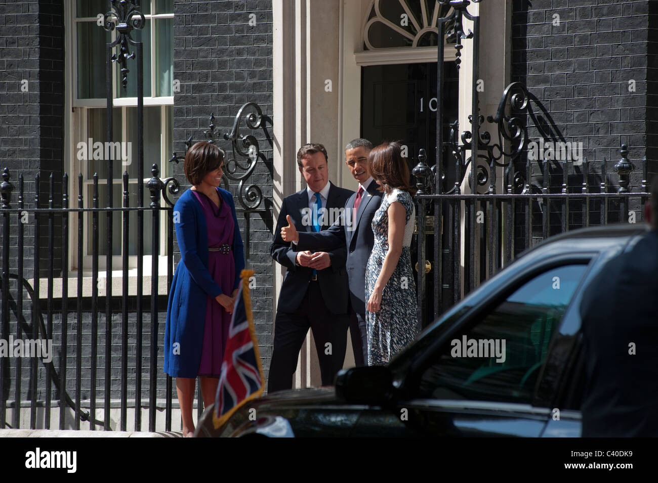 American President Barack Obama and Mrs Obama visit London on a State ...