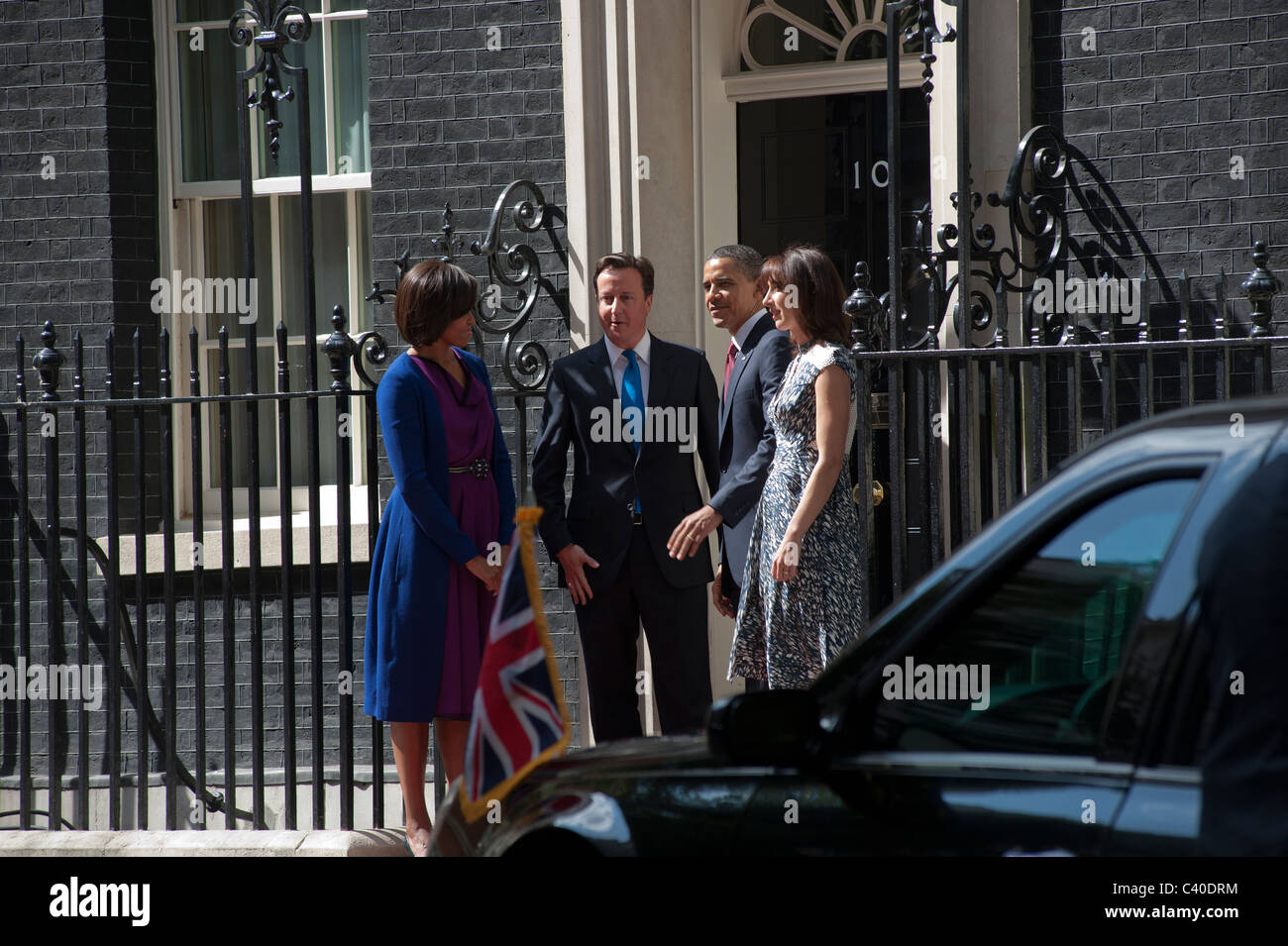 American President Barack Obama and Mrs Obama visit London on a State ...