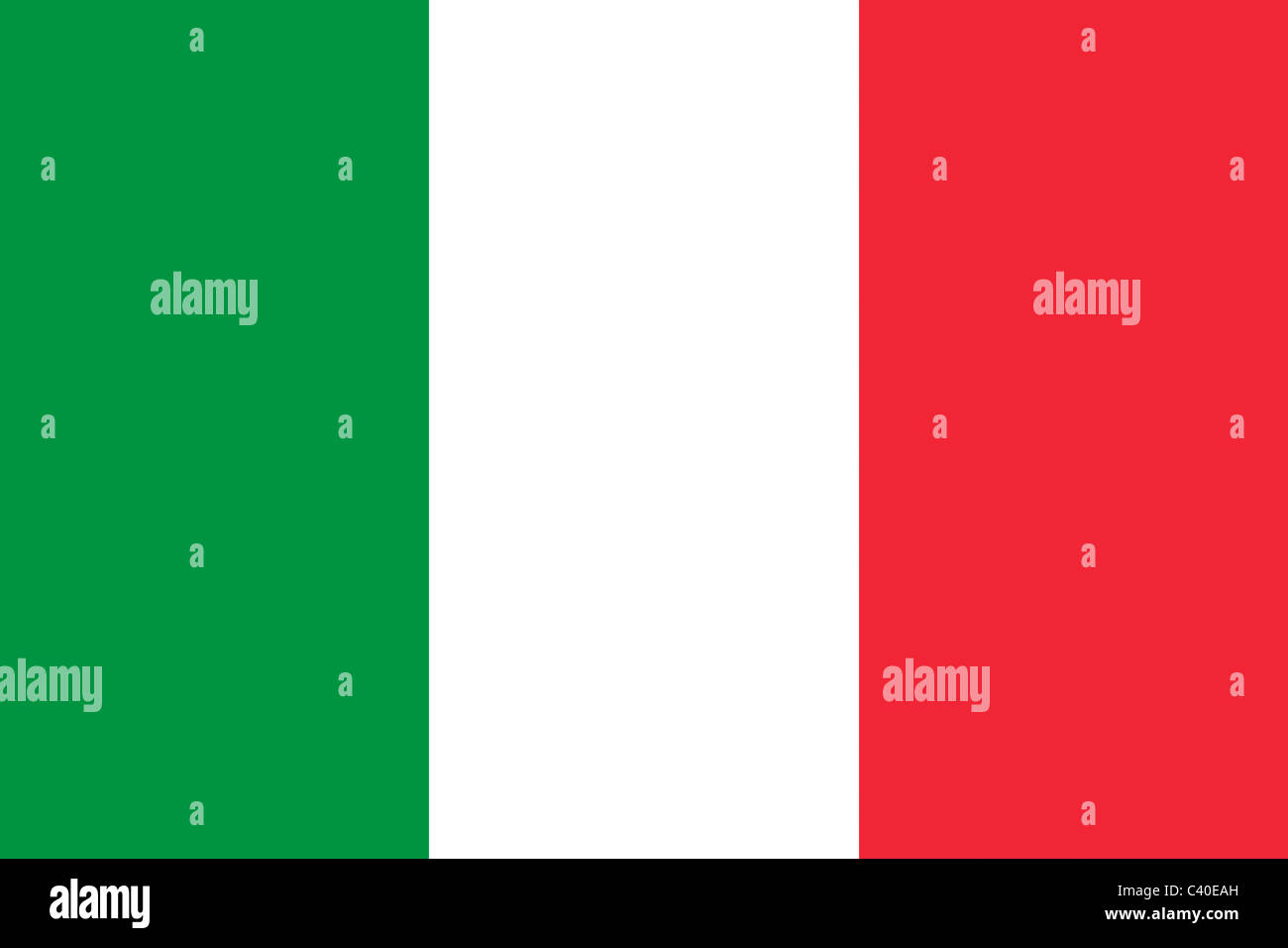 Flag of Italy Stock Photo