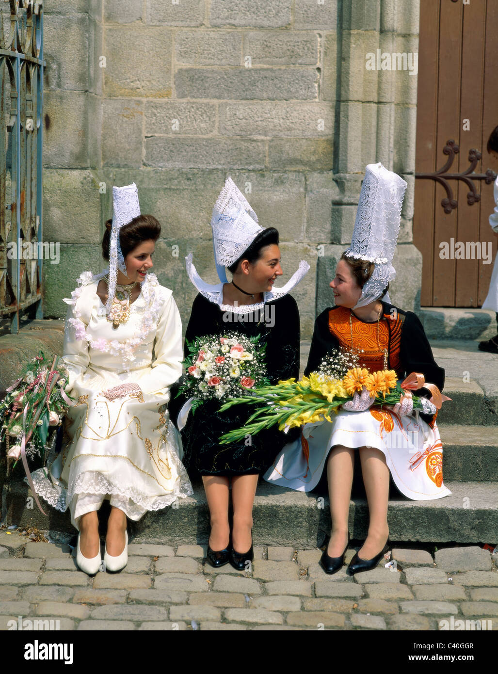 Brittany, Costumes, Europe, European, Flowers, France, Europe, French ...