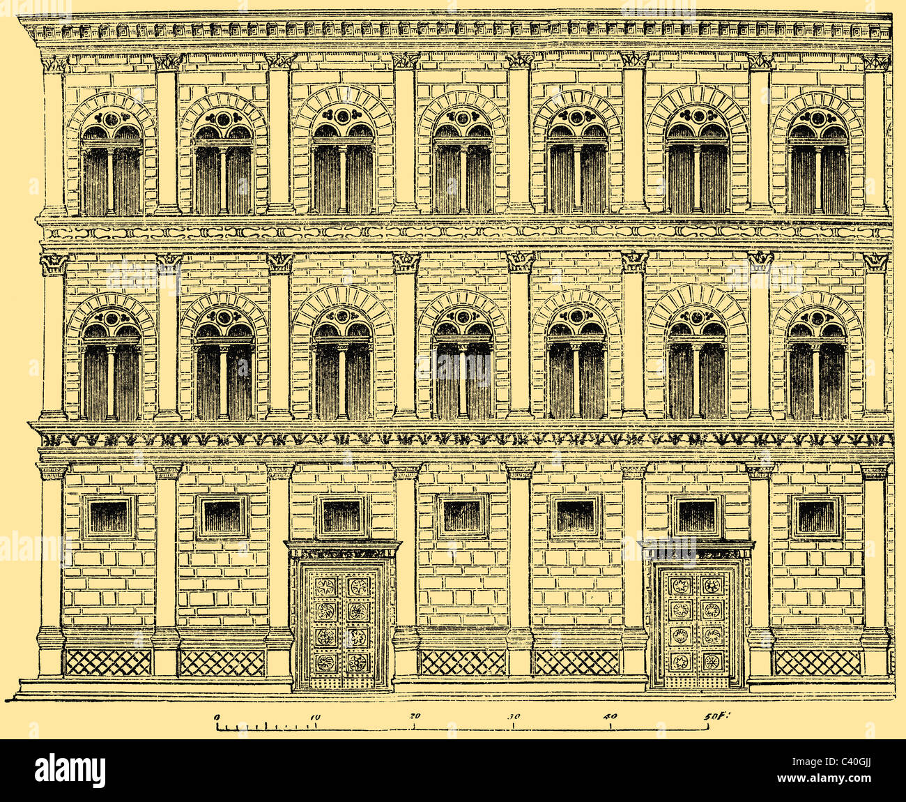 Palazzo Rucellai Loggia