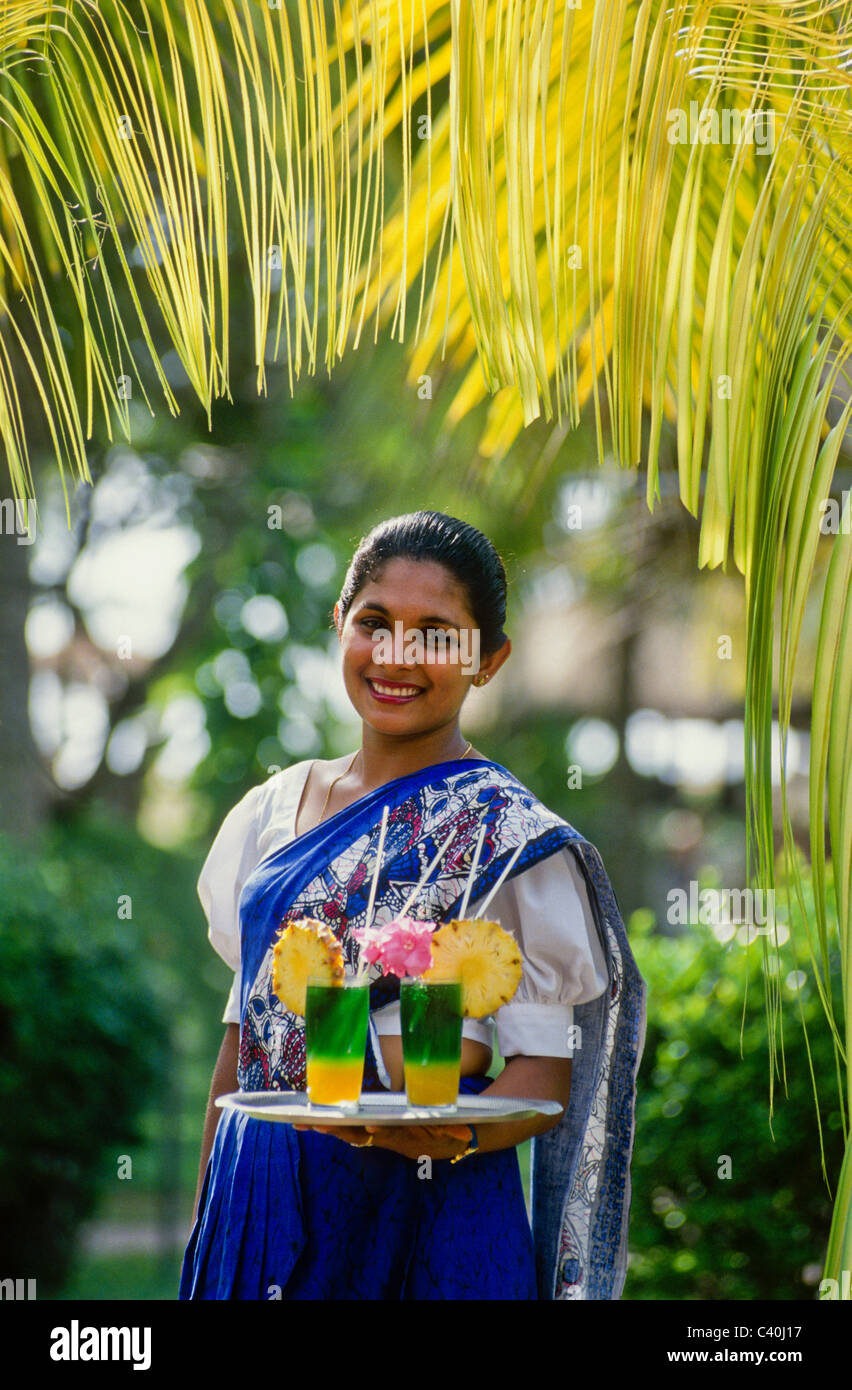 Kellnerin in Wathala Stock Photo