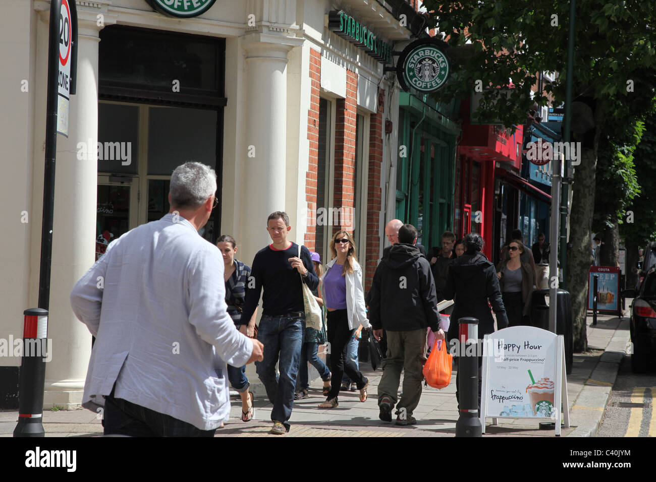 Queens Park, suburb in London, home to coffee shops and boutique stores