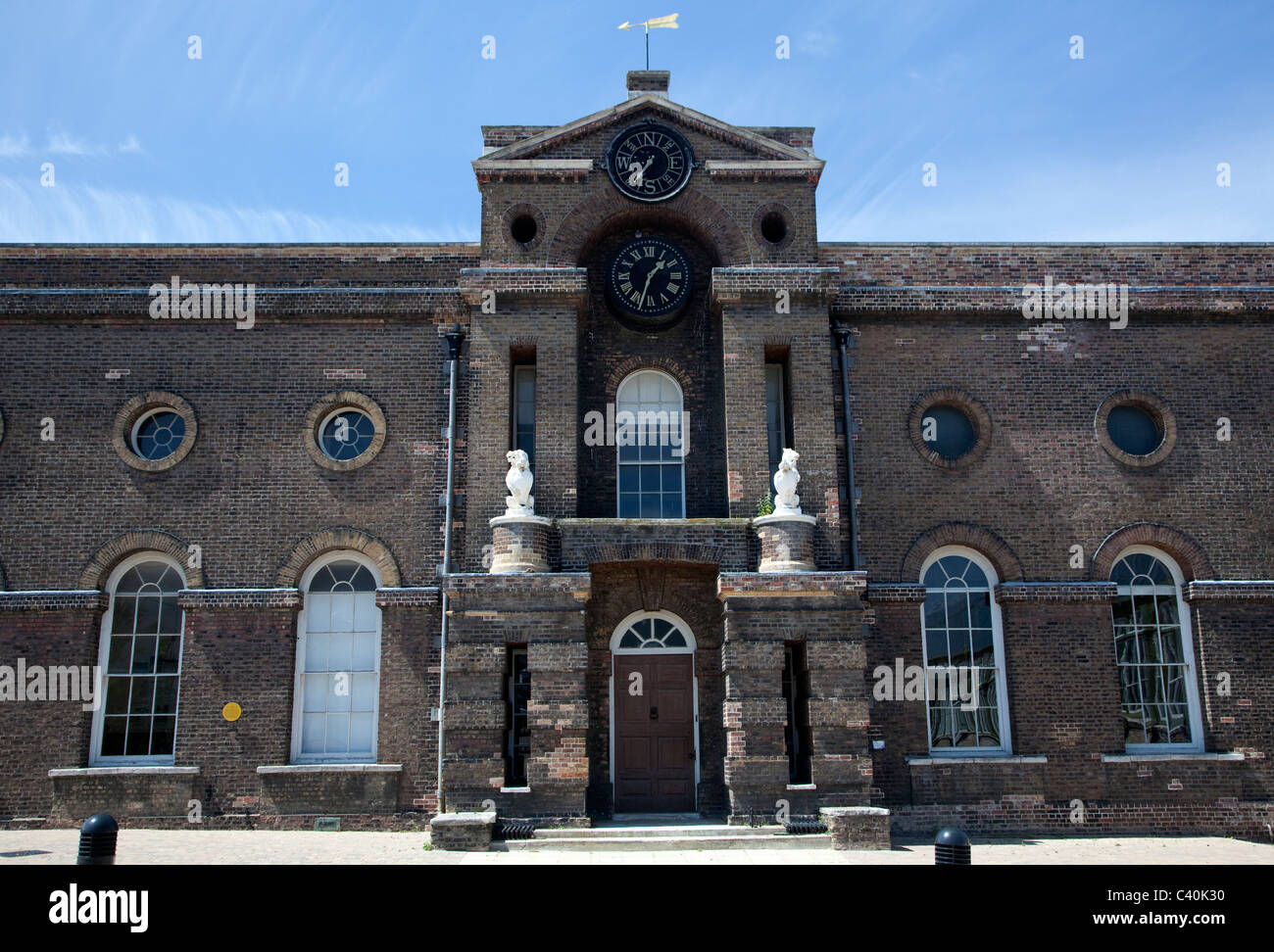 The Royal Military Academy, Royal Arsenal, Woolwich, London Stock Photo