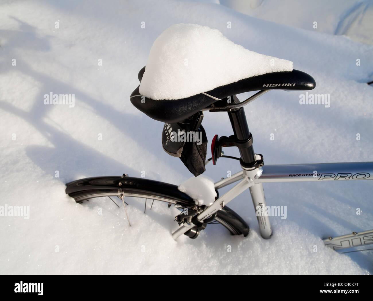 nishiki small bike saddle bolsa