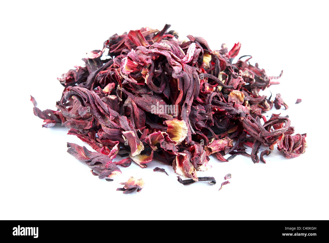 Dried hibiscus flower Stock Photo Alamy