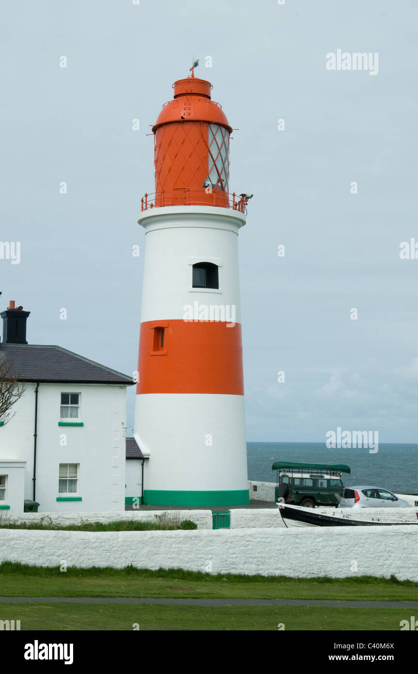 redcar lighthouse United Kingdom GB Great Britain EU European Union Europe Stock Photo