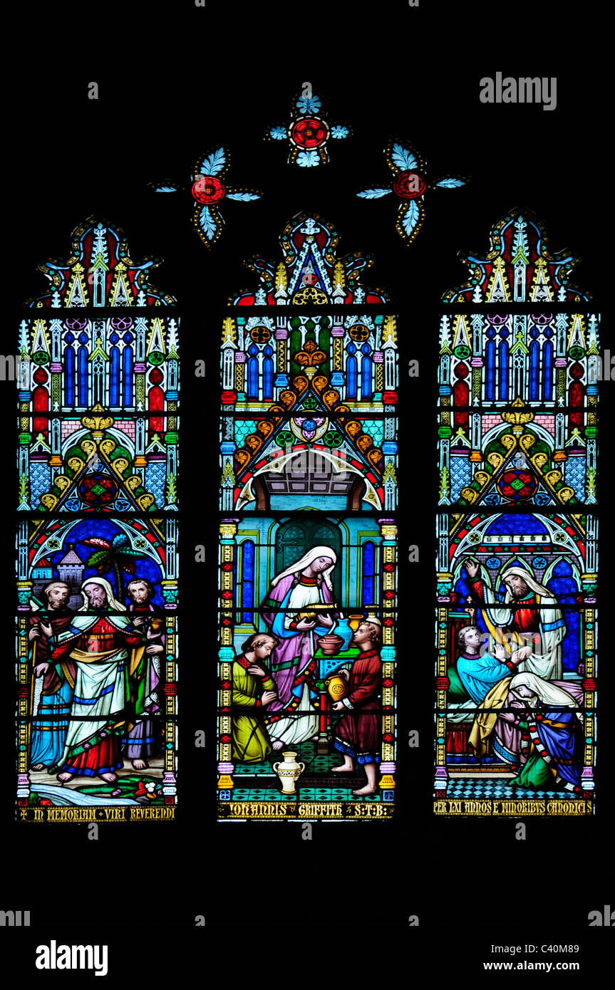 stained glass window Ely Cathedral Church Holy Undivided Trinity ...