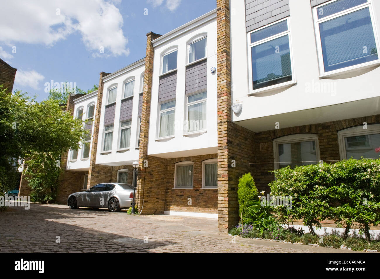 London Hampstead Village Old Brewery Mews bijou stylish modern