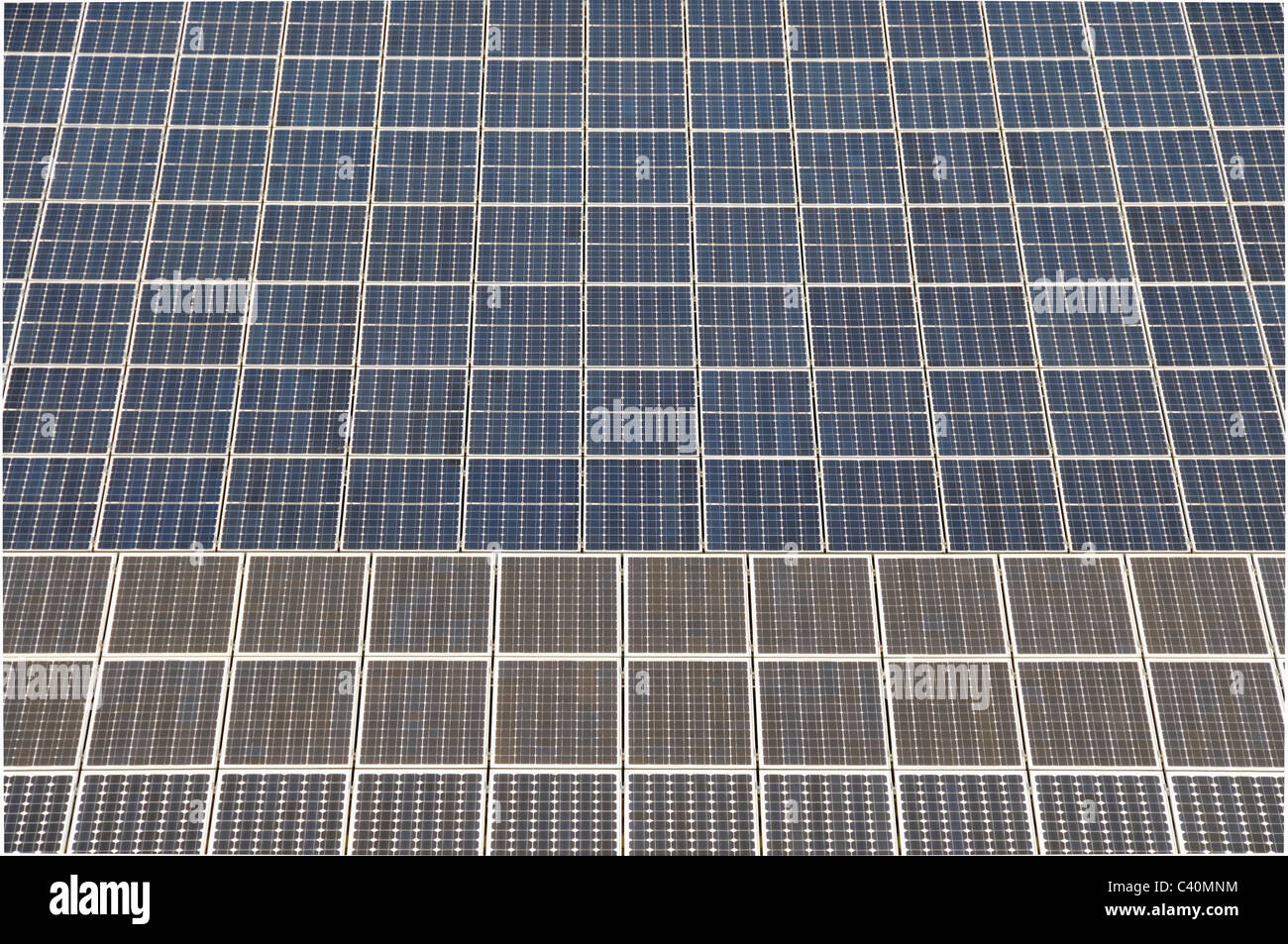 Roof, electricity, power production, energy source, energy supply, photovoltaic, complex, modules, solar arrangement, solar ener Stock Photo