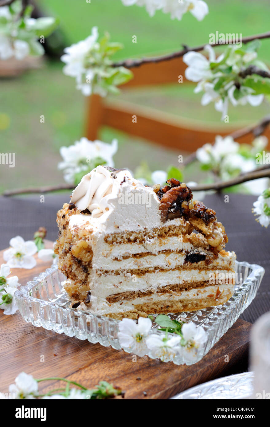 Honey cake Stock Photo