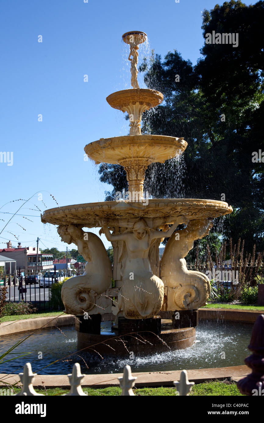 Water Fountain at Daylesford, Victoria, Australia Stock Photo Alamy