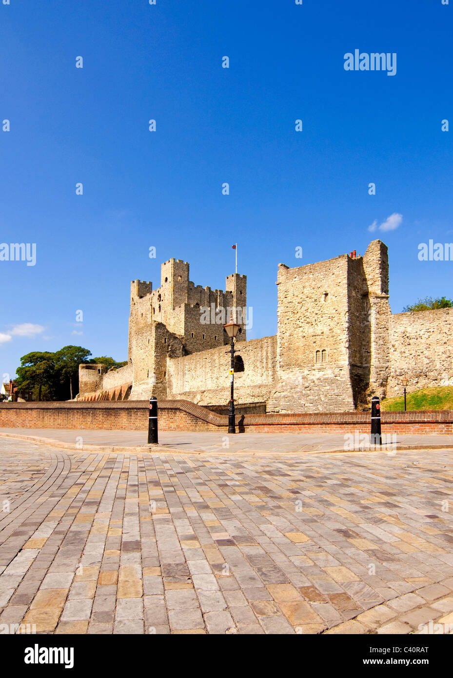 Rochester castle in Kent Stock Photo