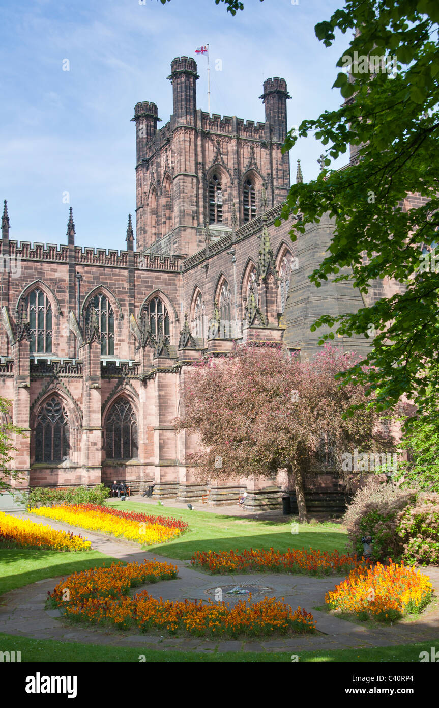 Chester Cathedral, Cheshire, UK Stock Photo