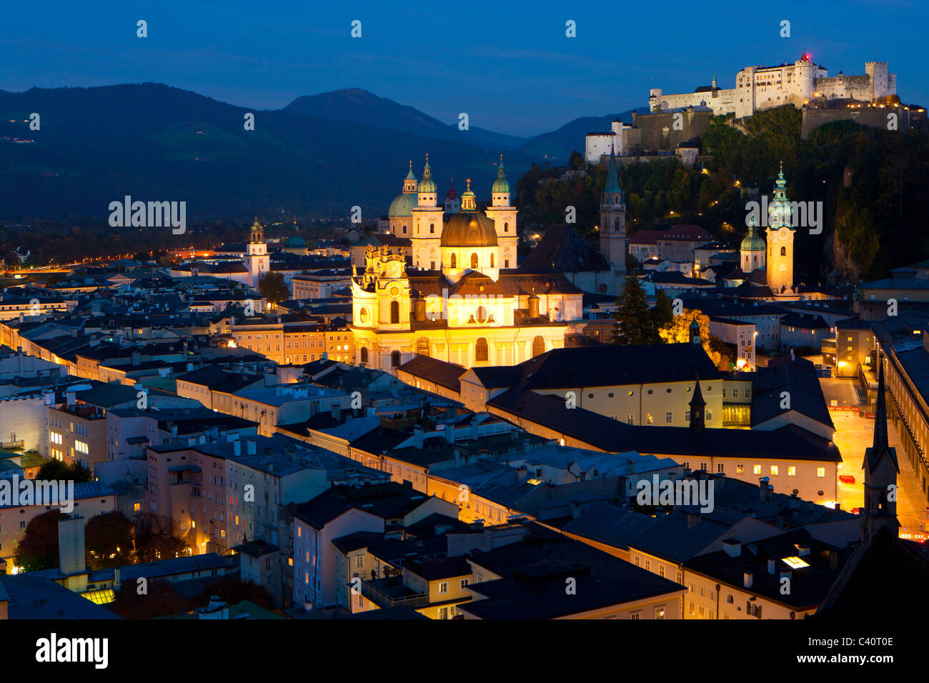 Salzburg, Austria, Europe, Salzburg, town, city, Old Town, churches