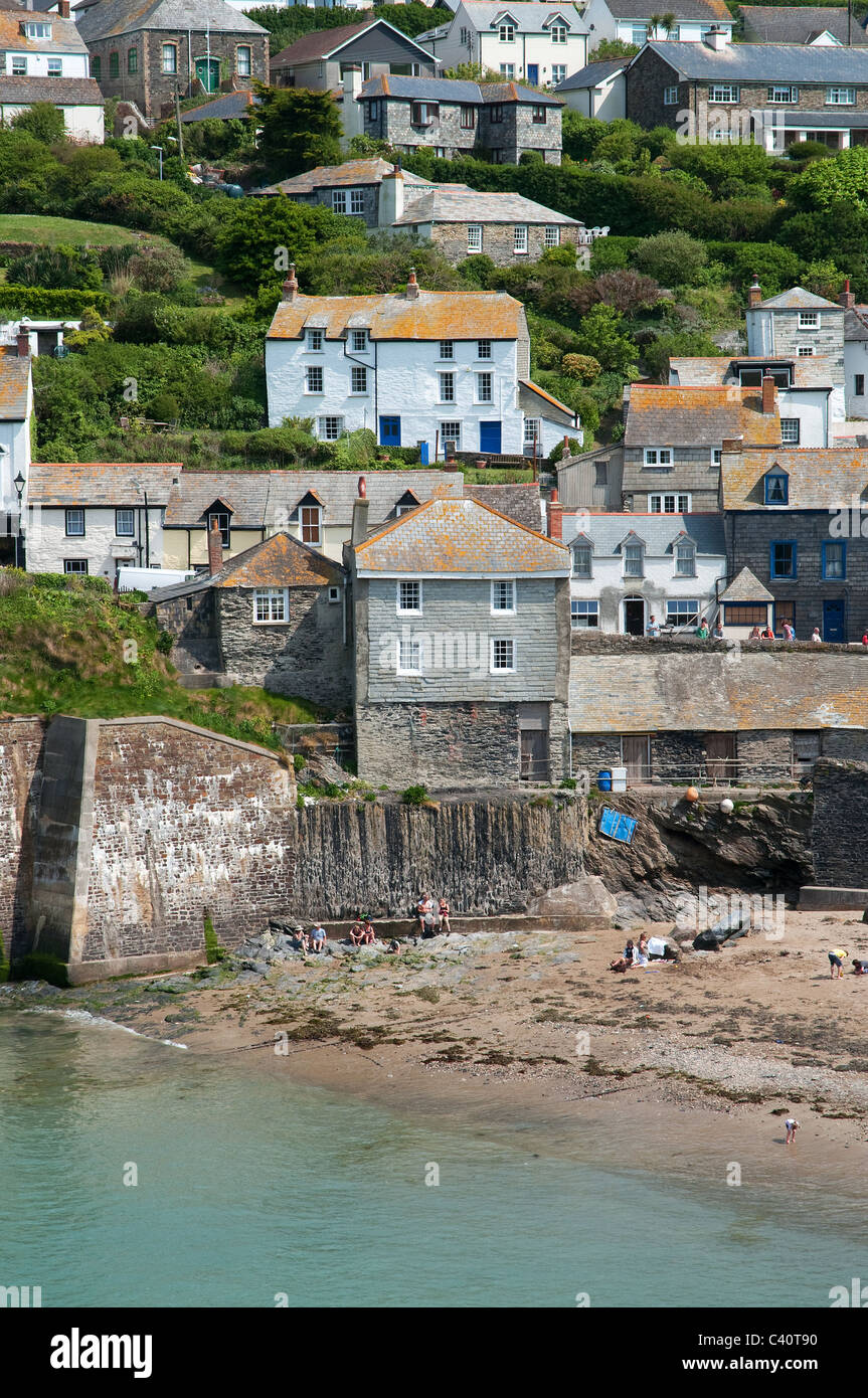 Port Isaac in North Cornwall, UK Stock Photo