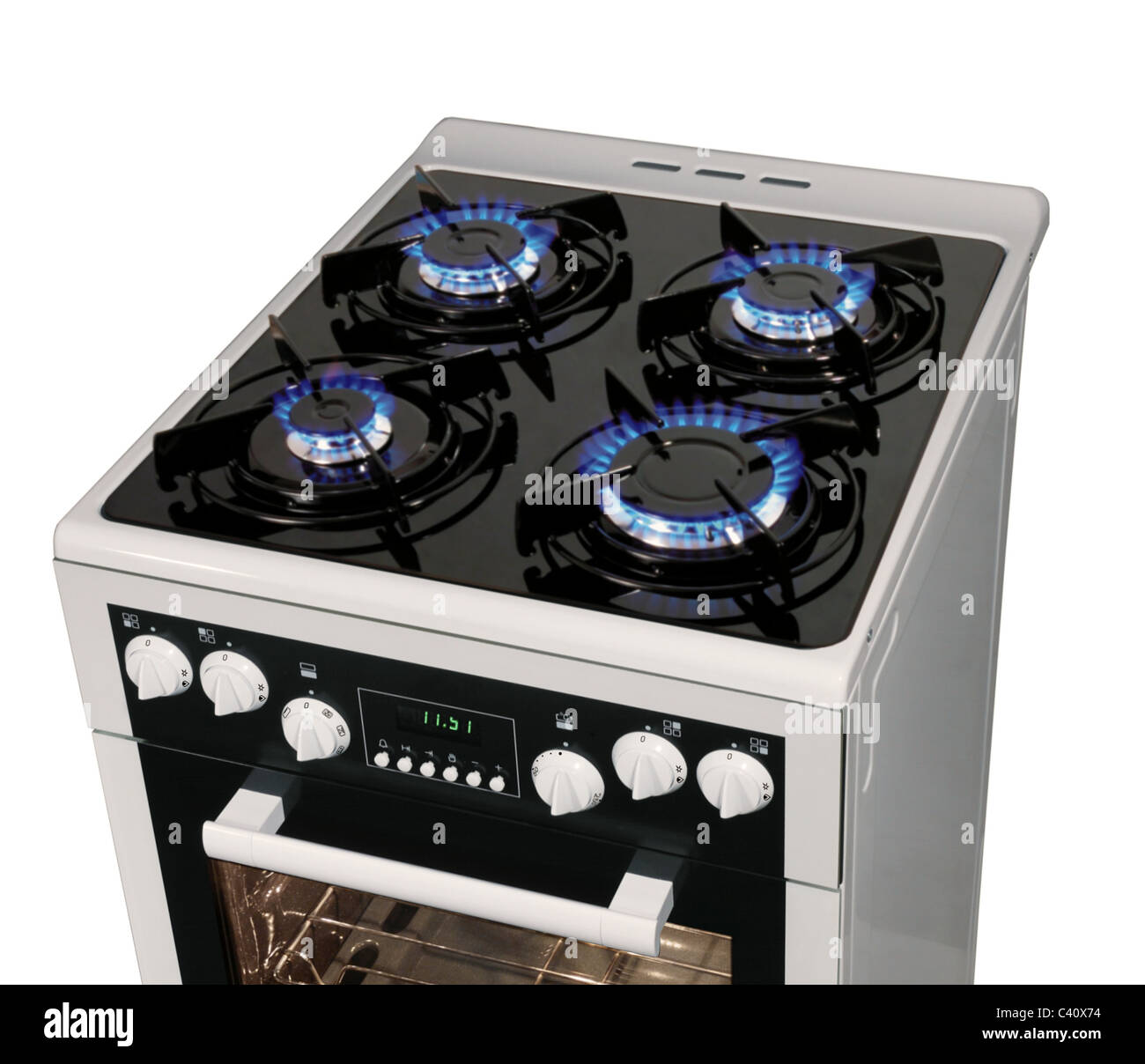 Gas oven stove hi-res stock photography and images - Page 2 - Alamy