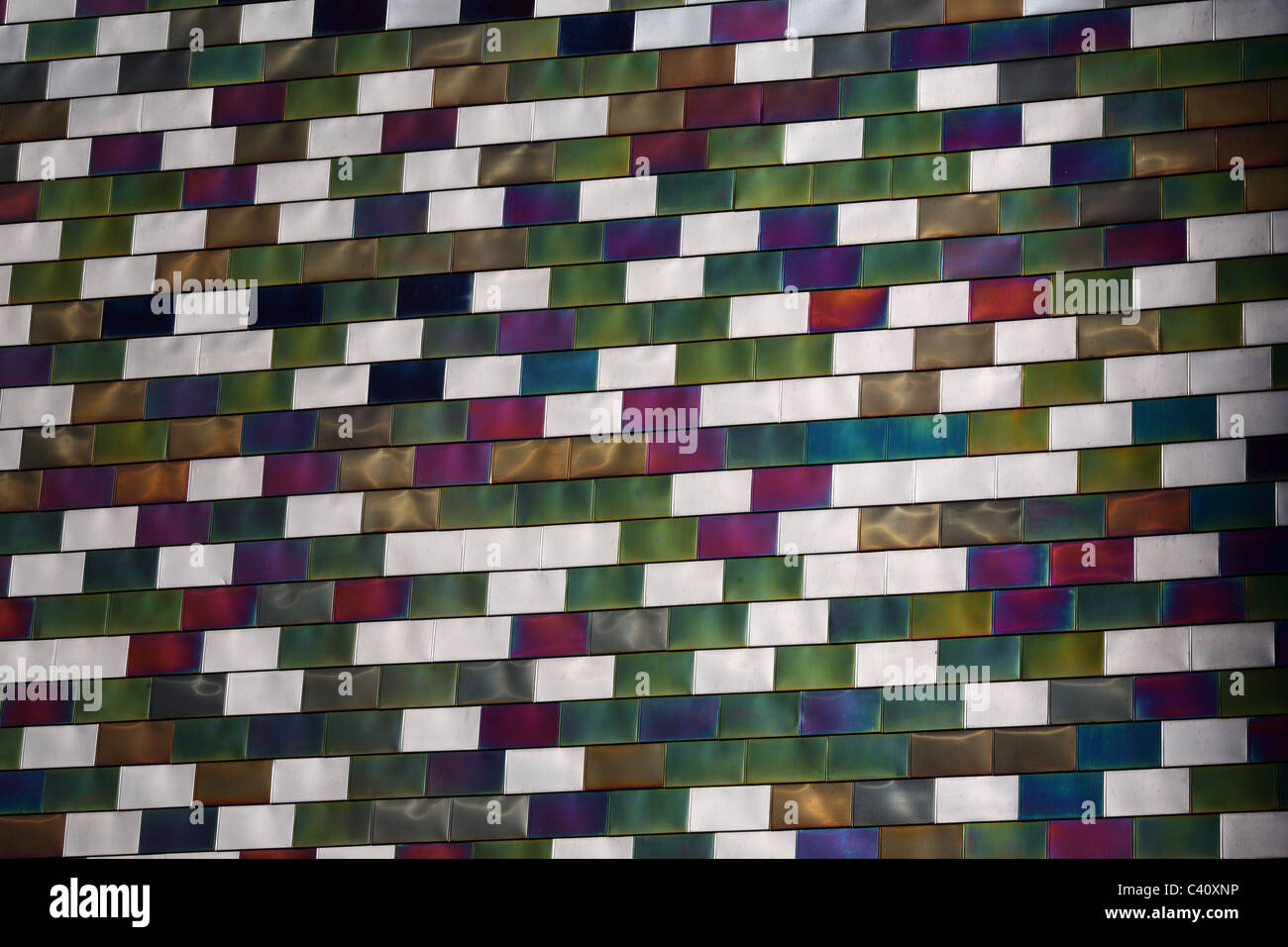 Building Side Pattern Colorful textured pattern on the side of a high rise building Stock ...