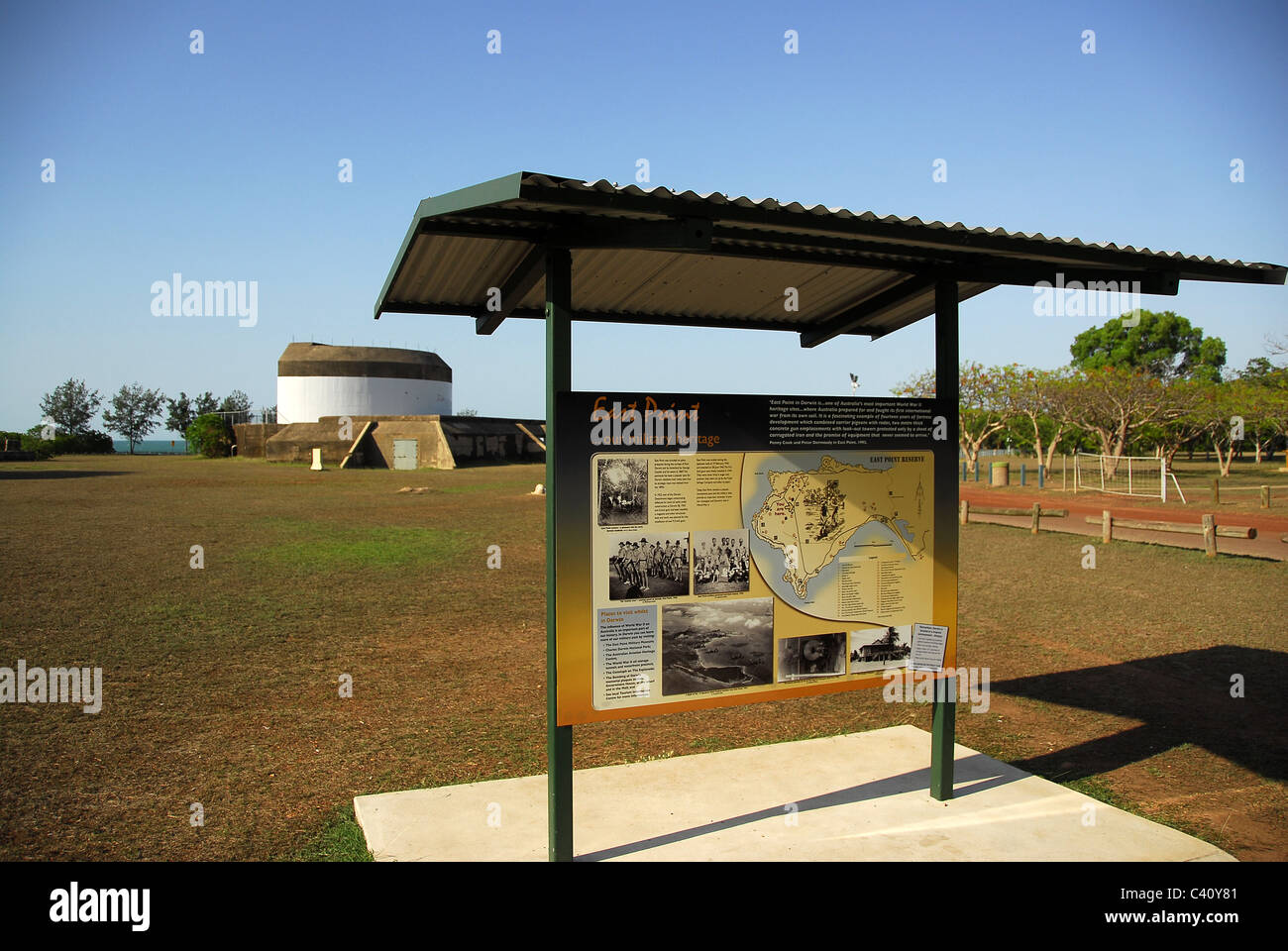 East Point Reserve, a military heritage site of Darwin, Northern Territory,  Australia Stock Photo