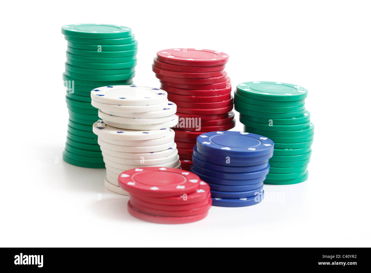 Poker Chip Stack High Resolution Stock Photography and Images Alamy