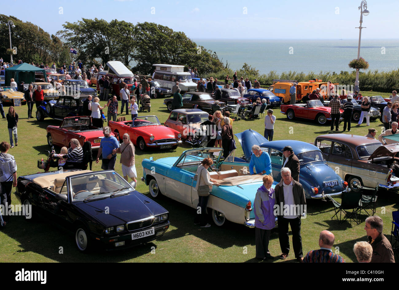 3404. The Grand Old Timers Car Rally 2010, Folkestone, Kent, UK Stock