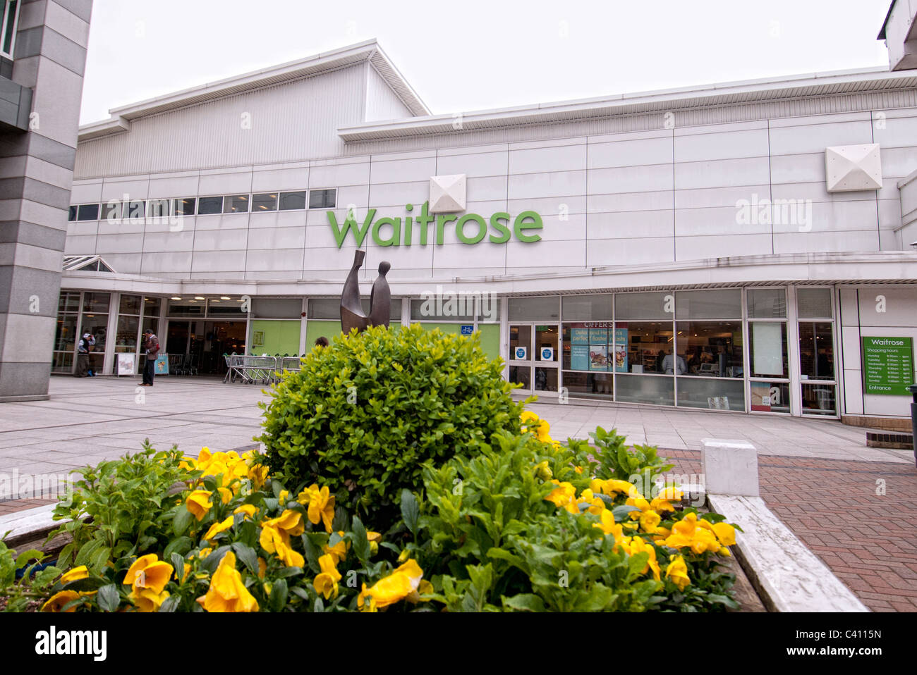 waitrose supermarket at st katherine's dock london, england Stock Photo