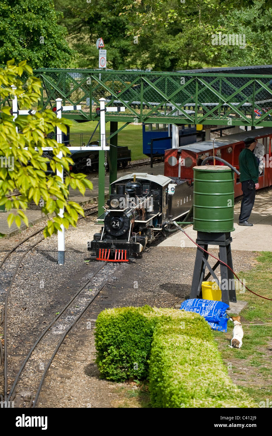 A miniature steam engine Stock Photo - Alamy