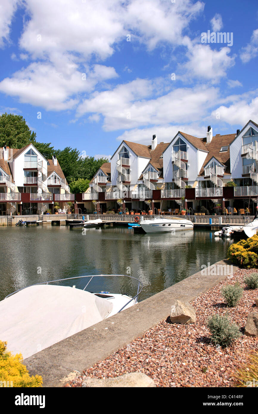 Priory Quay exclusive homes for people with boats at Christchurch